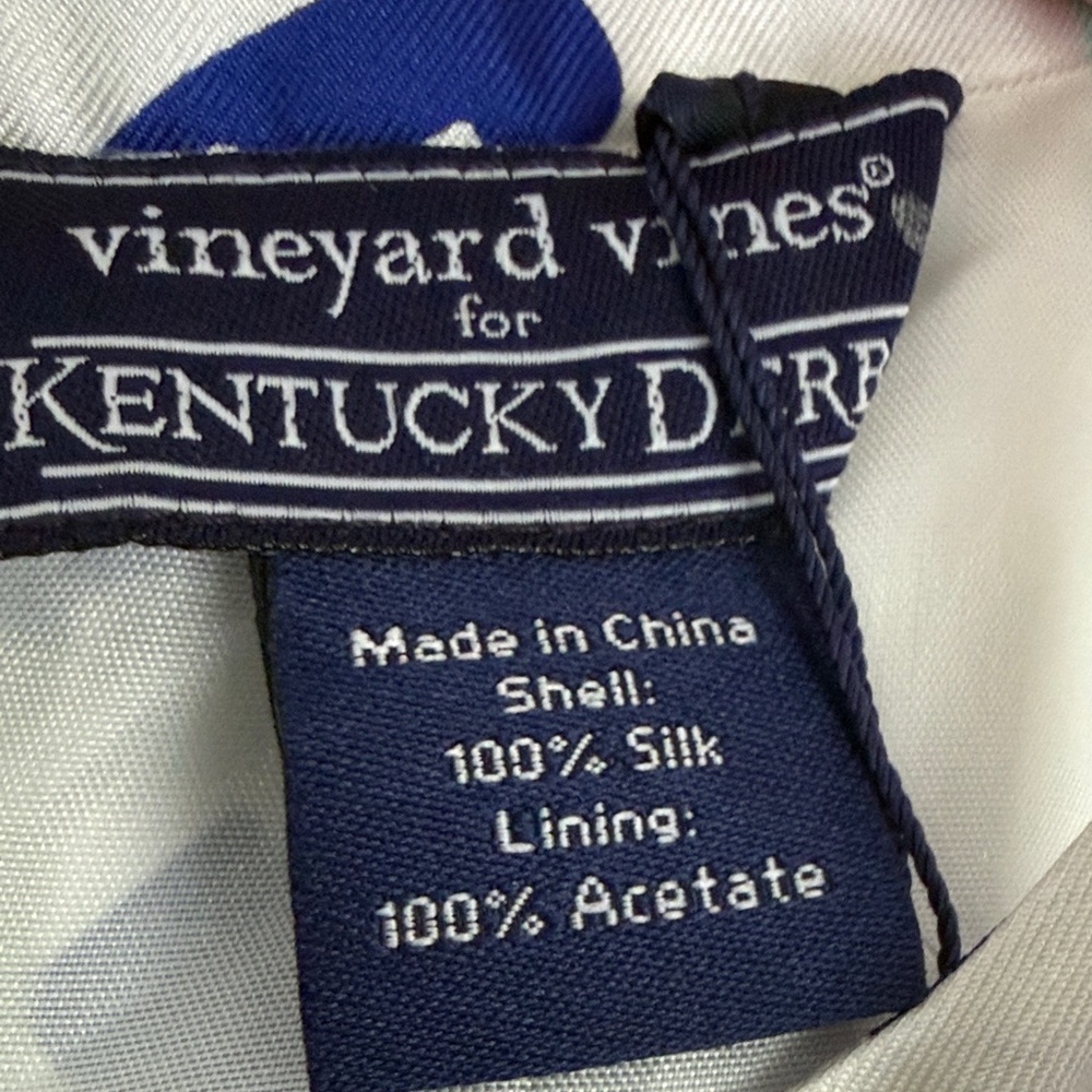 Vineyard Vines Kentucky Derby 100% Silk Sleeveless Maxi Dress - Picture 7 of 9